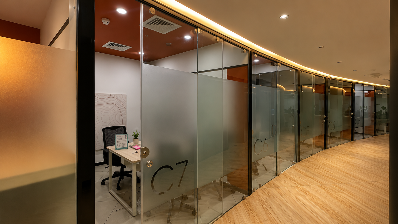 Private cabin floor — Kozhikode hub